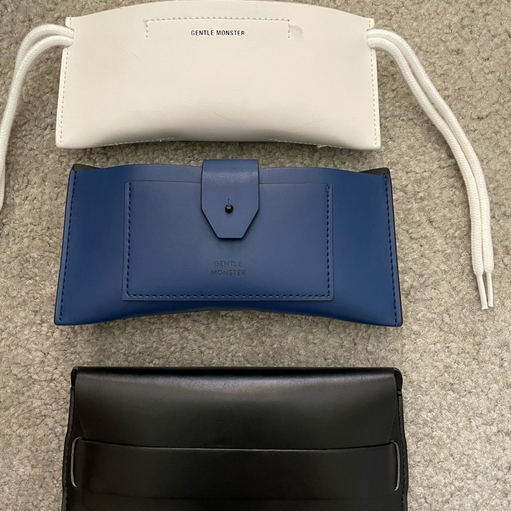 Sunglasses cases set of 3